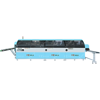 3 kleuren de Automatische Blanking Machine van de Serigrafiedruk voor de Fles van de Shampoolotion 1