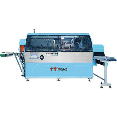 Kegel Servo UV Drogende Silkscreen-Drukmachine voor Koppen Volledige Automatisch 0