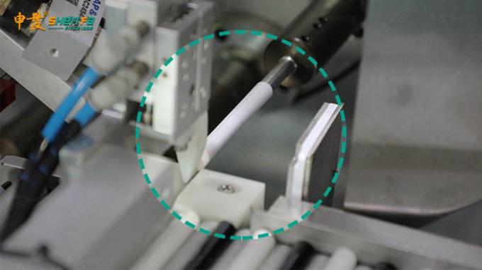 Automatische Blanking Enige de Drukmachine van het Kleurenscherm voor Ceramische Buis 1