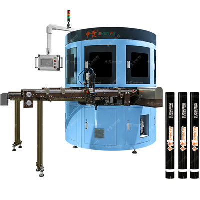 PLC Automatische Machine van de het Schermdruk Twee de Drukpers van de Kleurenserigrafie voor Eyeliner