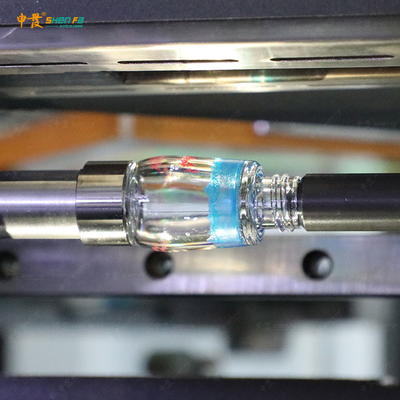 Cosmetische glazen flessen Automatische schermdrukmachine voor crèmeflacons