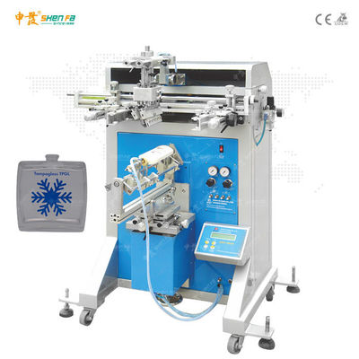 220V semi Automatische de Drukmachine van Glass Bottle Screen van de het Schermprinter