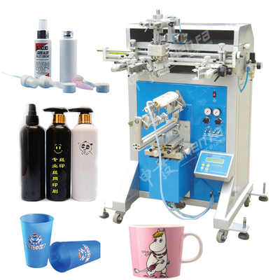 1 van de Printerauto syringe pet van het kleuren Semi Automatische Scherm van de de Filmkoffie van de de Mok Plastic Fles Machine van de de Serigrafiedruk