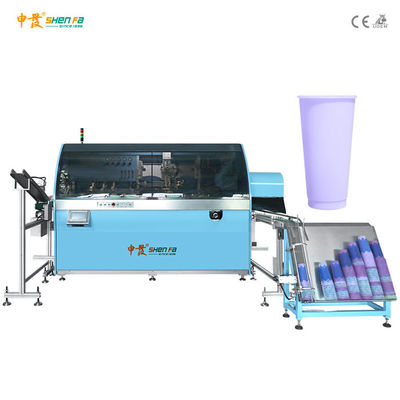 Automatische schermdrukmachine voor plastic bekertjes